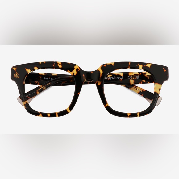Eye Buy Direct Tortoise Shell Eyeglasses “Ray” - Picture 1 of 3